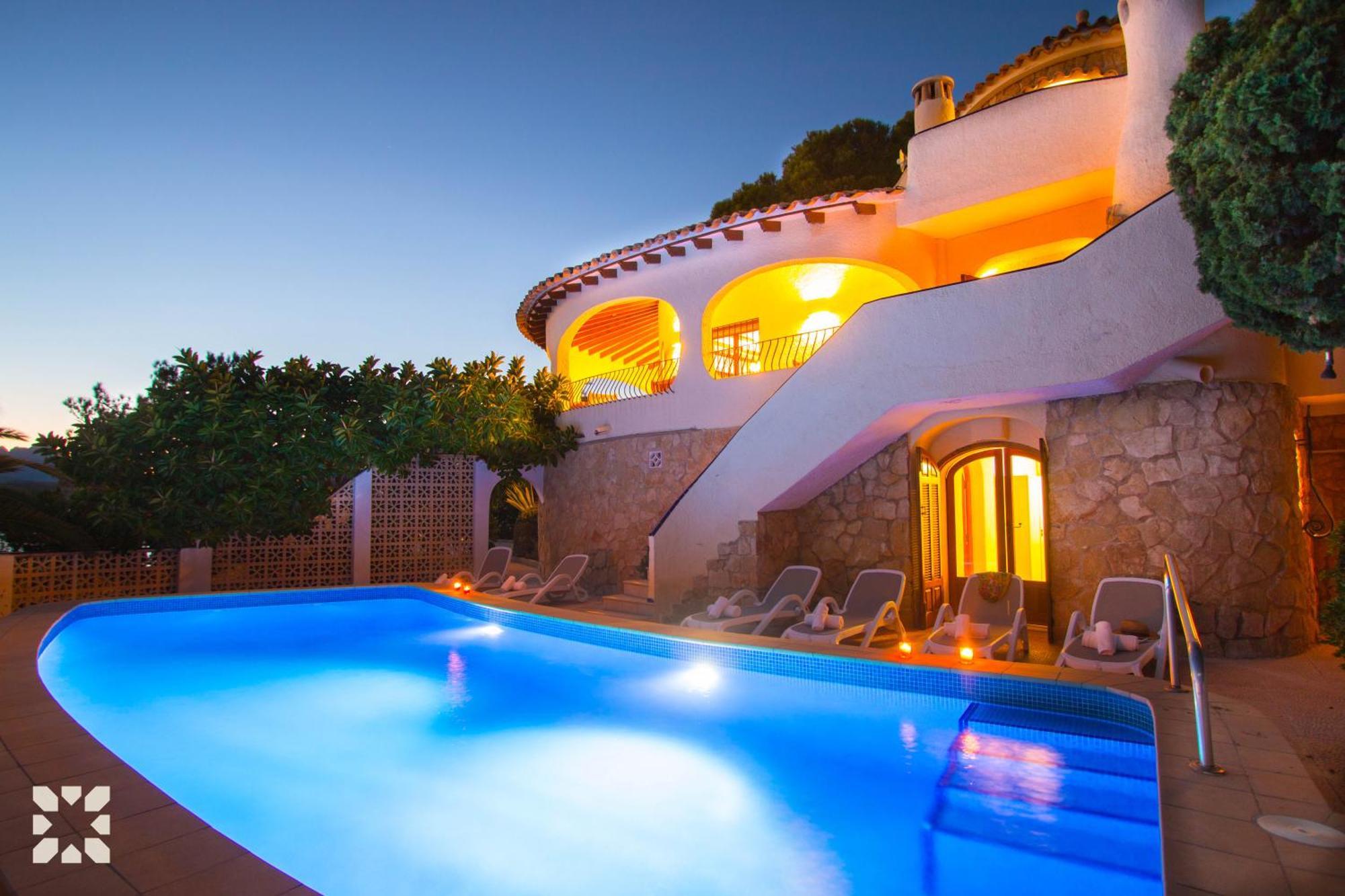 Villa Dauphin By Abahana Villas Moraira Exterior foto